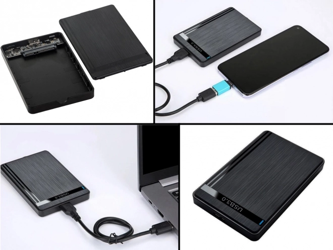 Pouzdro na disky USB 3.0 pro HDD/SSD