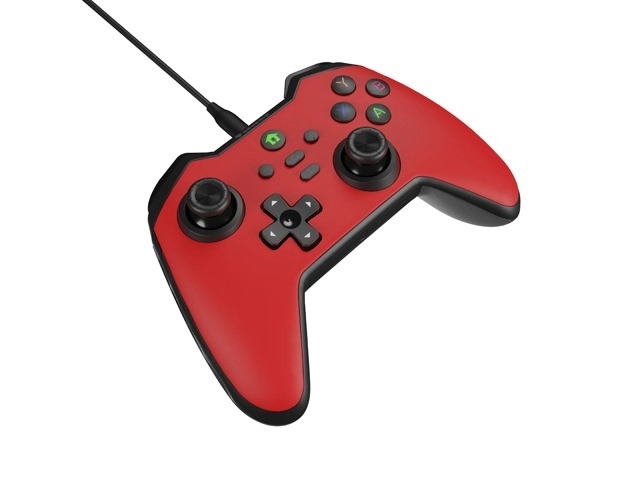 Genesis Mangan 300 drátový gamepad pro PC/Switch/Mobil Red