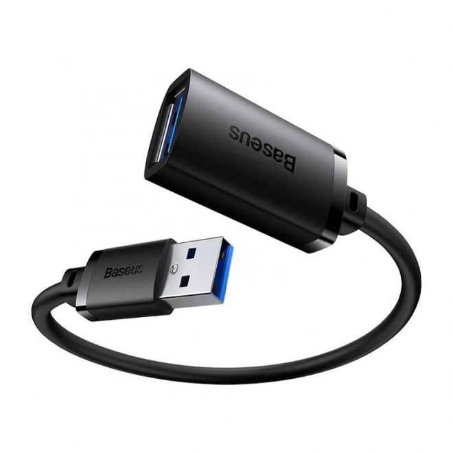Prodlužovací kabel USB 3.0 Baseus samec-samice, řada AirJoy, 5 m (černý)