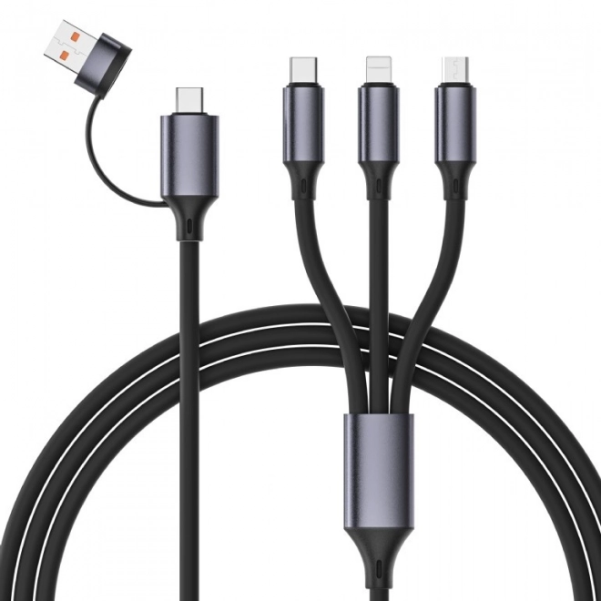 Viacúčelový USB kabel 4 v 1