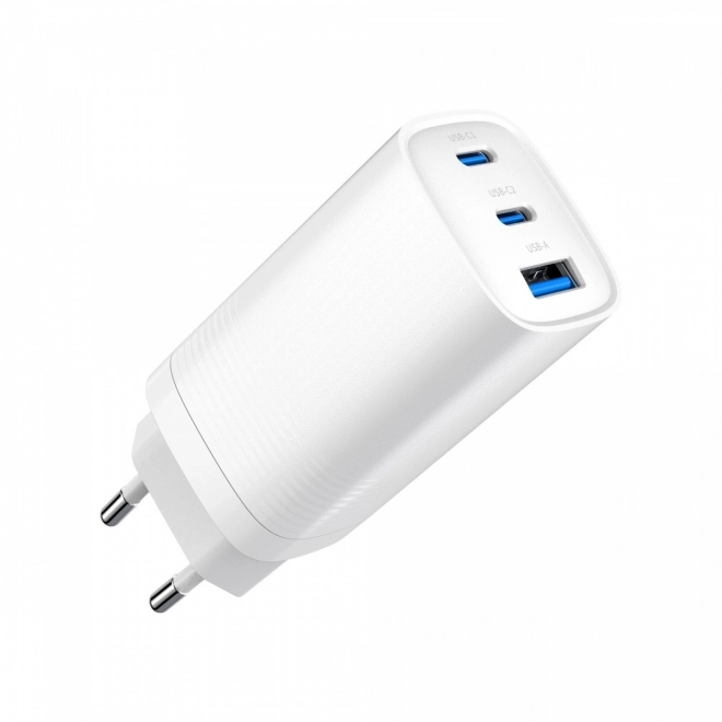 Nabíječka PowerDelivery 1xA 2xC GaN 65W White