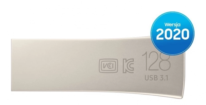 Pendrive BAR Plus USB 3.1 128 GB Stříbrná Šampaň