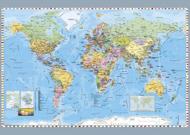 Politická mapa světa 1000D