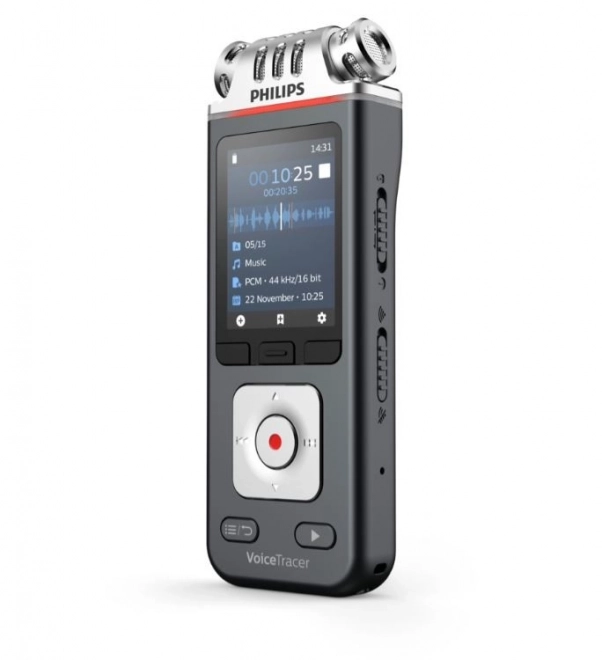 Diktafon DVT6115 8GB paměť,USB,microSDHC 32GB,3 Hi-Fi mikrofony
