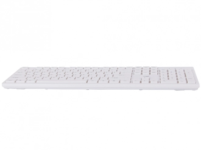 Bezdrátová sada klávesnice a myši Silent Numeric USB – Bílá