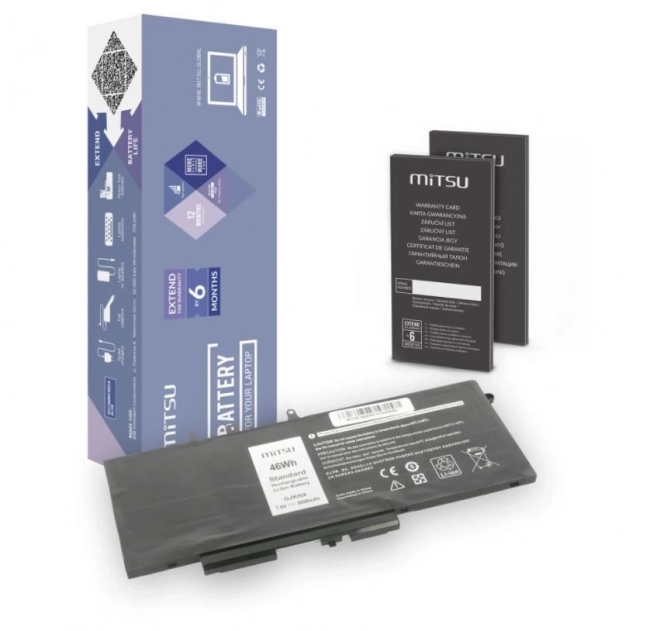 Baterie do Dell Latitude 5490, 5590 6000 mAh