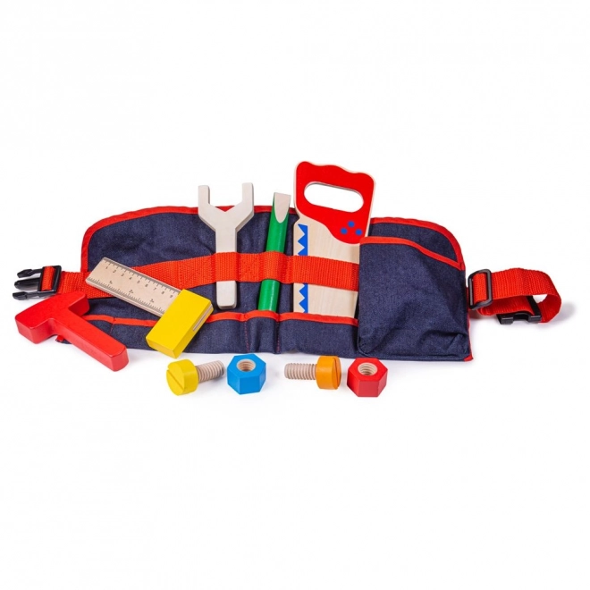 Bigjigs Toys dřevěné nářadí na dětském opasku