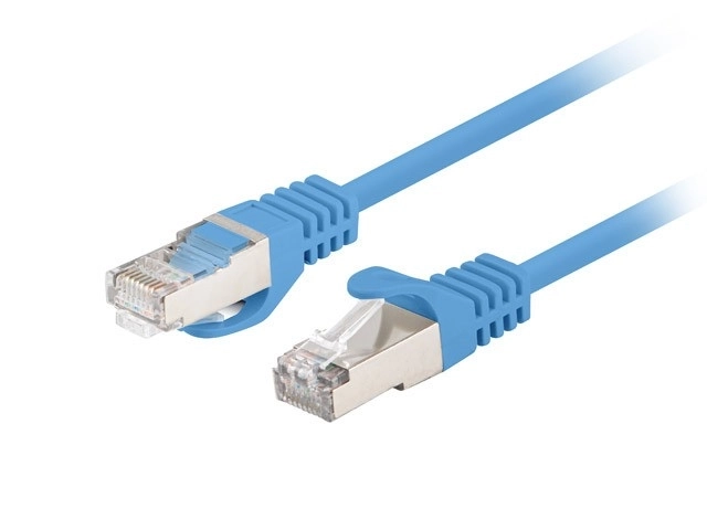 Patchcord cat.6 FTP 1M 10-pack fluke passed blue