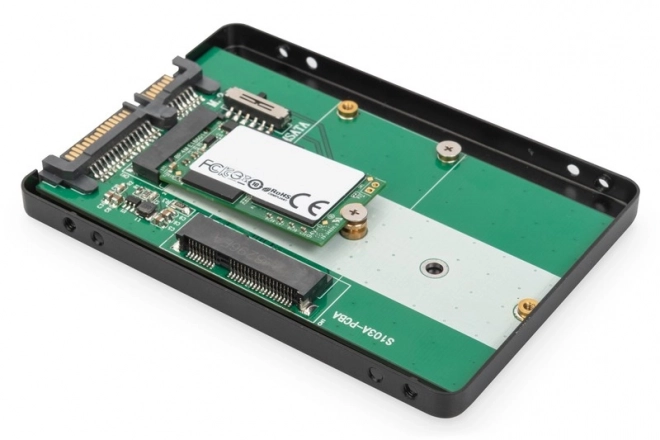 Adaptér SATA/HDD 2,5" M.2 /mSATA SATA 3,6 Gbit/s, zápis až 520 MB/s Hliníkový