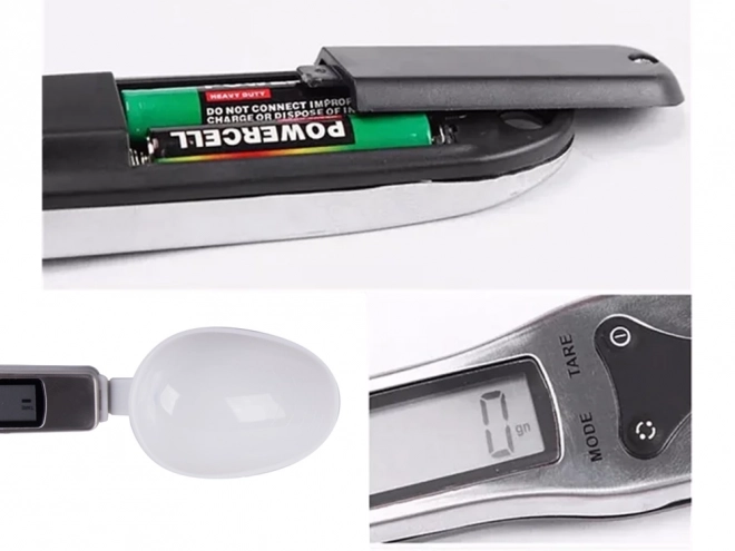 Elektronická kuchyňská lžíce s váhou