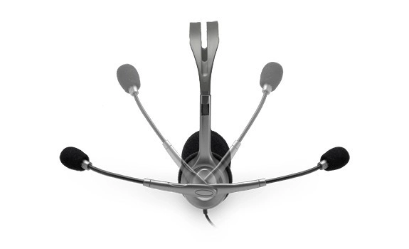 Stereo sluchátka s mikrofonem Logitech