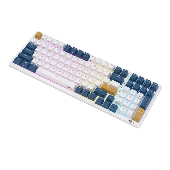 Mechanická klávesnice Royal Kludge RK98 RGB, červené spínače (modrá)