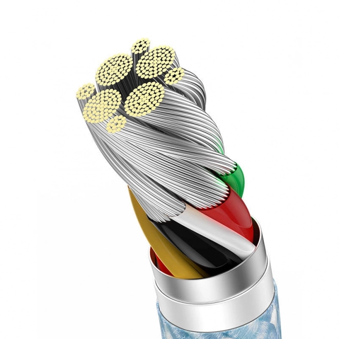Kabel USB na USB-C Baseus Dynamic Series 100W 2 m modrý