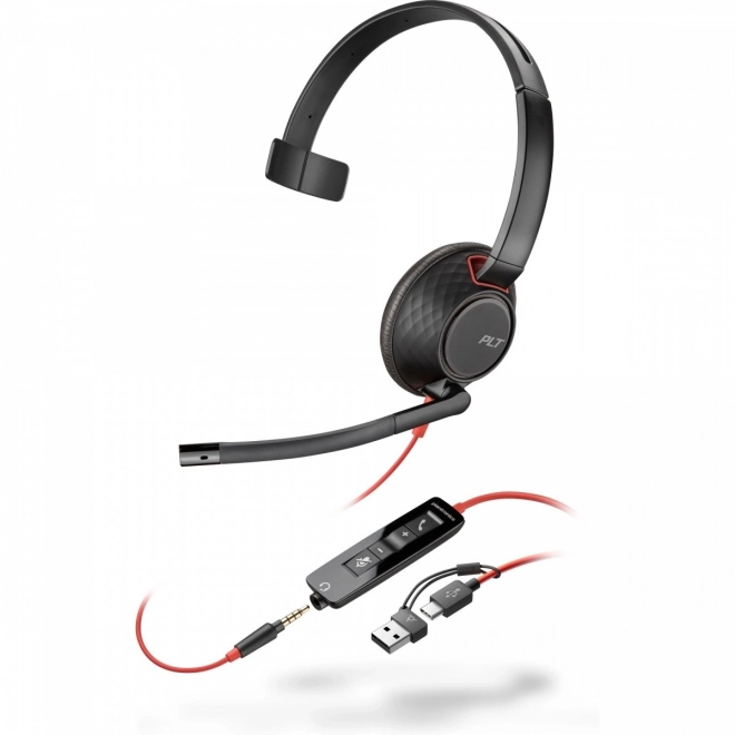 Jednostranná náhlavní souprava Poly Blackwire 5210 USB-C