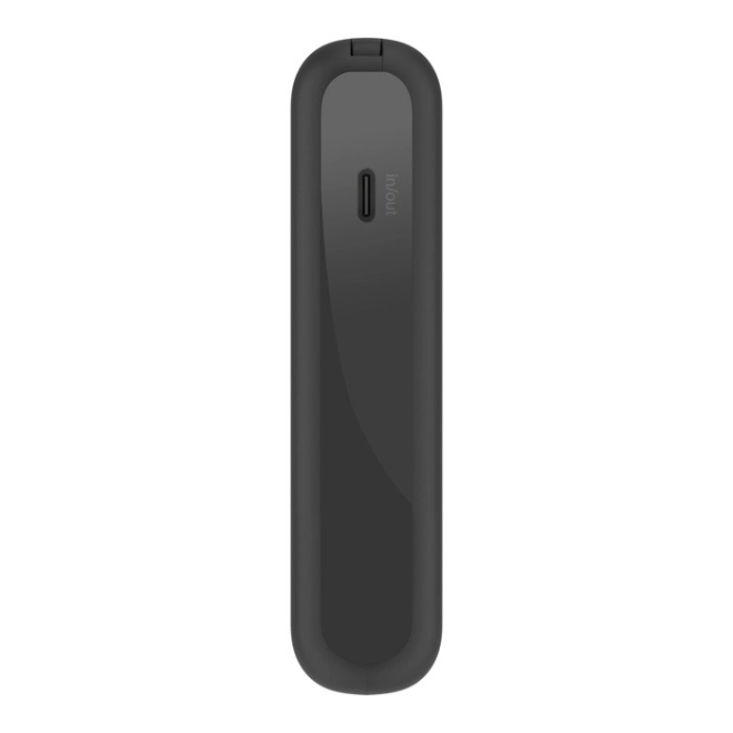 Powerbanka BoostCharge 10k mAh s vestavěným kabelem USB-C a portem, černá