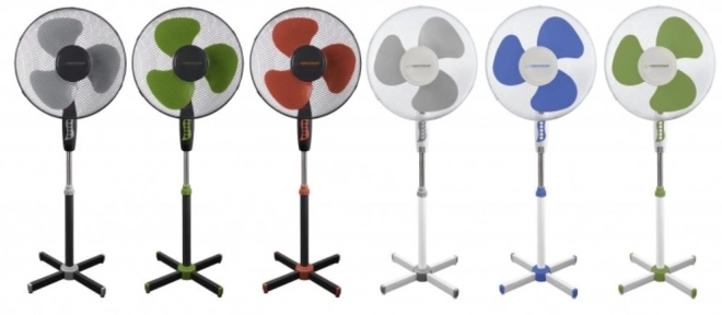 Stojanový ventilátor Hurricane černo-šedý