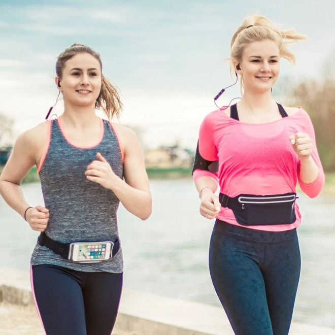 Bezdrátová sluchátka do uší Freedom Athletics II s mikrofonem černá