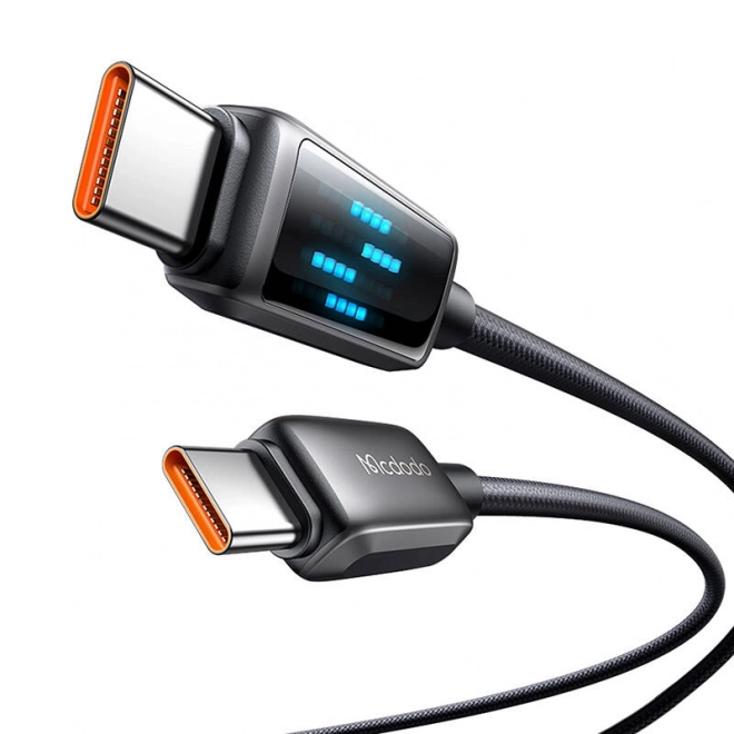 USB-C kabel s LED displejem 100W 1,2m