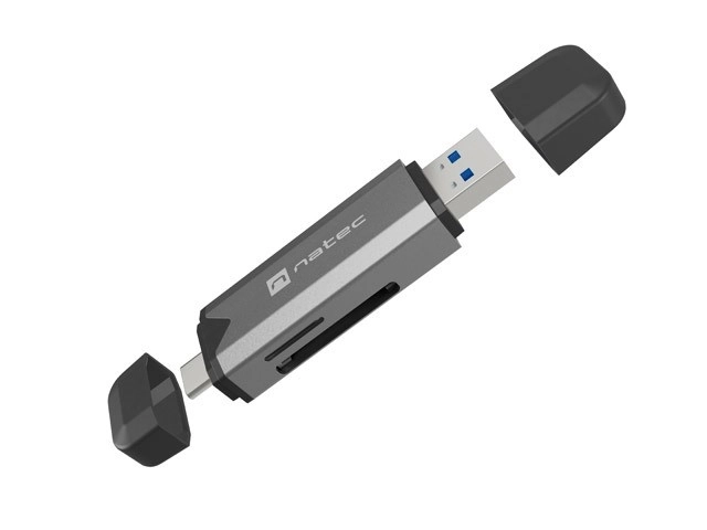 Čtečka paměťových karet Natec Scarab 3 USB A/C