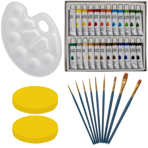 Umělecký malířský set s kufříkem a stojanem