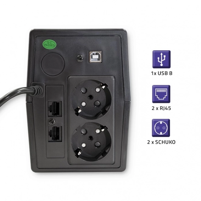 UPS | Monolit | 850VA | 480W | LCD | USB | RJ45