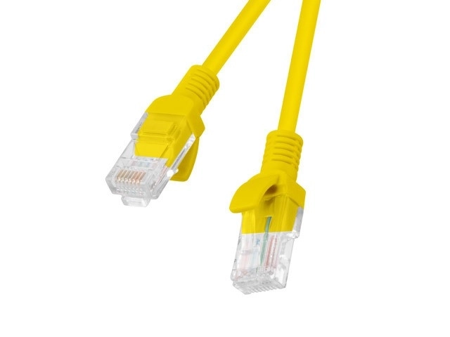 Patchcord žlutý 0,25 m Fluke Passed 10-Pack