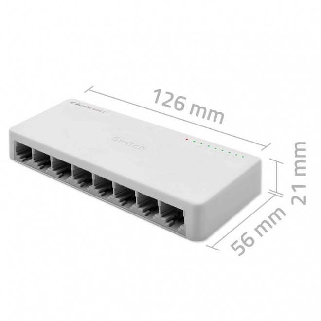 Síťový přepínač SWITCH 8 x port RJ45 | 1000Mbps | Fast Ethernet | LAN