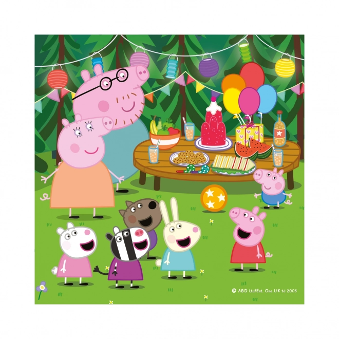 Puzzle Peppa Pig: Prázdninové dobrodružství 3x55 dílků