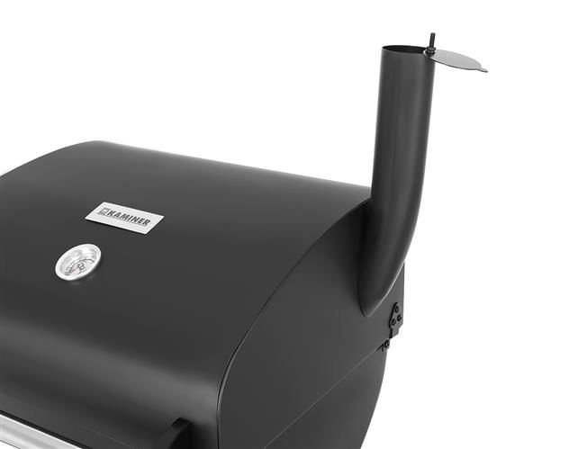 Zahradní gril s víkem - sud G9790