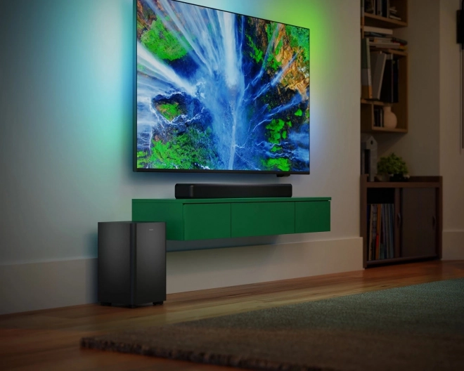 Soundbar 2.1 s bezdrátovým subwooferem