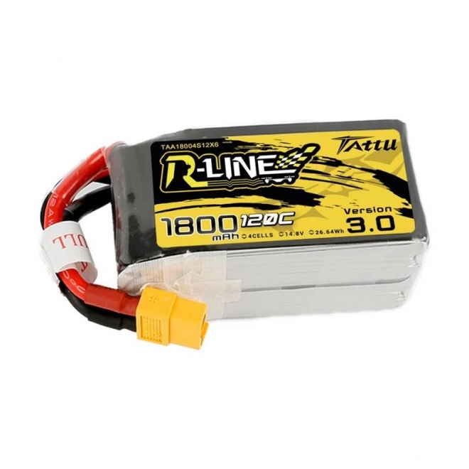 Baterie Tattu R-Line 1800mAh 14,8V LiPo 120C 4S1P XT60
