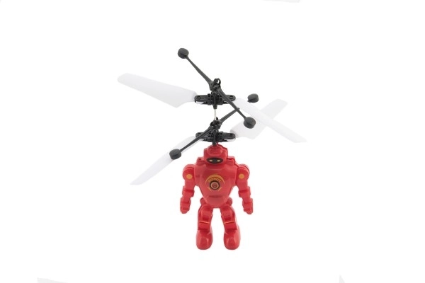 Létající robot reagující na pohyb ruky