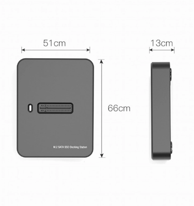 Dokovací stanice pro disky M.2 SATA a NVME USB-C