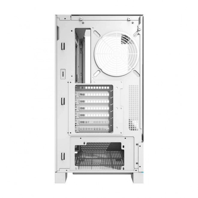 Počítačová skříň Darkflash DY450 bez ventilátorů (bílá)