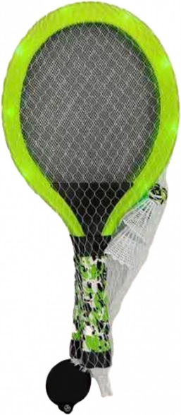 Světelné rakety a míček na plážový tenis