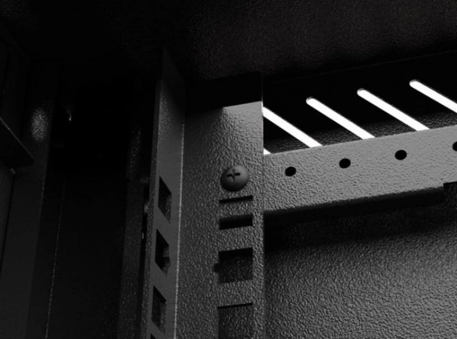 Skříň instalace Rack nástěnná 10 palců 6U černá