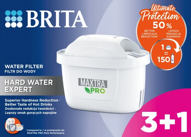 Maxtra PRO Hard Water Expert náhradní kazeta 3+1 ks.