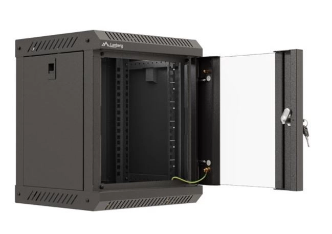 Skříň instalace Rack nástěnná 10 palců 6U černá