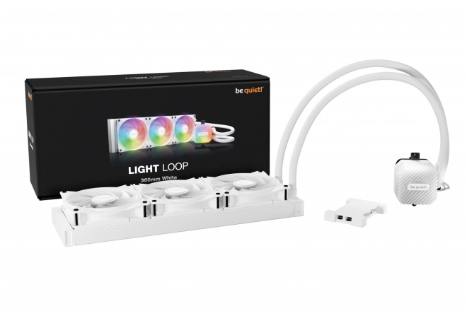 Be quiet! Light Loop 360mm ARGB bílý vodní chladič
