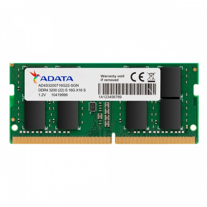 ADATA Premier DDR4 SO-DIMM 16 GB 3200 MHz CL22 paměť do notebooku