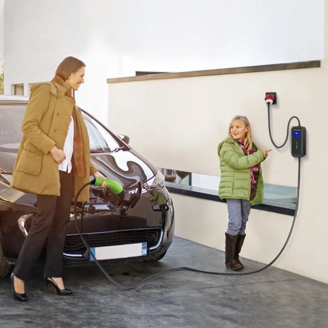 Mobilní nabíječka pro elektromobily EV s nastavitelnou funkcí 2v1