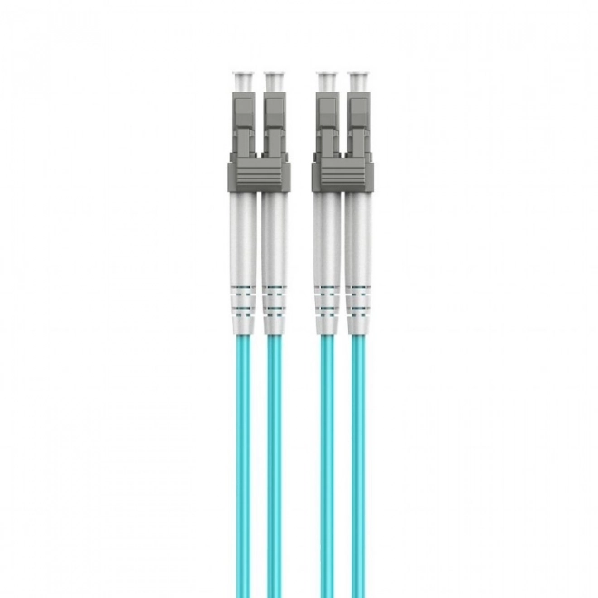 Optický kabel multimódový duplex OM4 LC/LC 1m