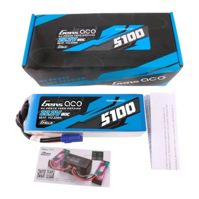 Gens ace G-Tech LiPo baterie pro RC modely 5100mAh