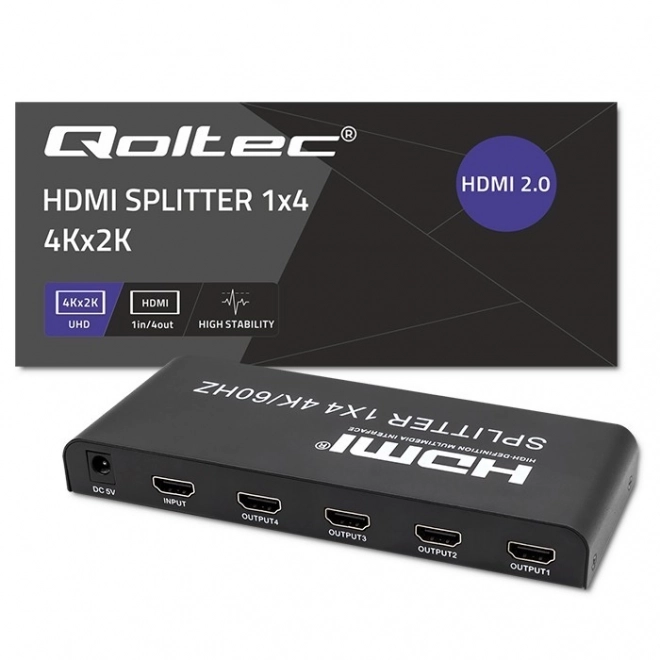 Aktivní rozbočovač Rozbočovač 4 x HDMI 4K x 2K | 6Gb/s | 60Hz