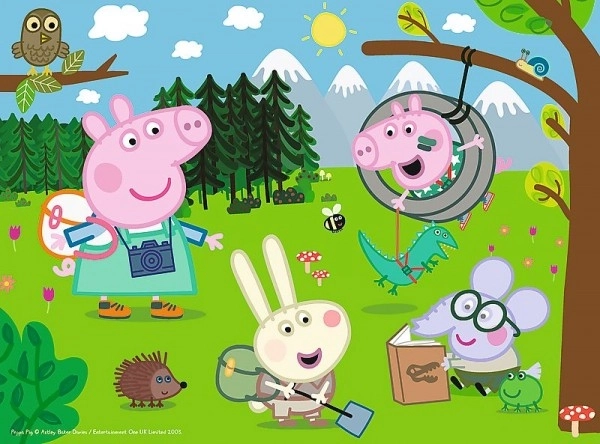 Puzzle Trefl Peppa Pig Lesní výprava 30 dílků