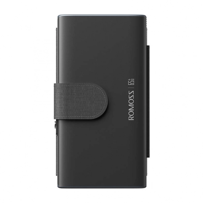 ROMOSS Solární powerbanka 30000mAh 65W černá