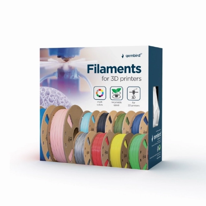 Filament pro 3D tiskárnu PLA/1.75mm/silver