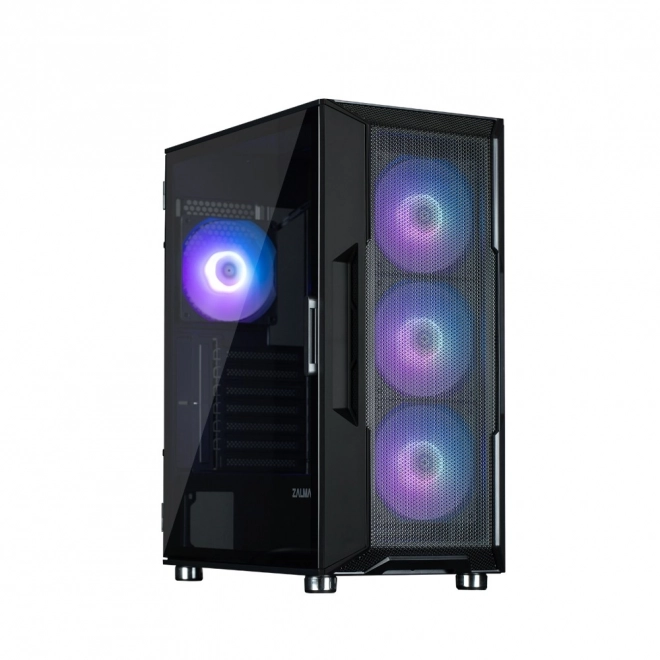 Case I3 Neo ATX Mid Tower Black ARGB ventilátor x4