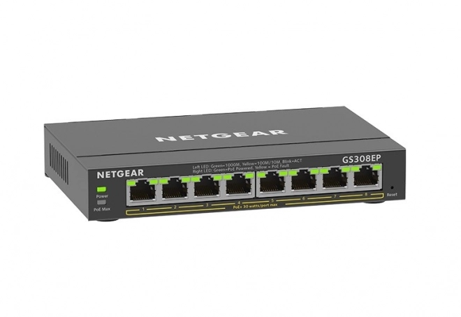 Síťový přepínač NETGEAR GS308EP 8-portowy PoE+
