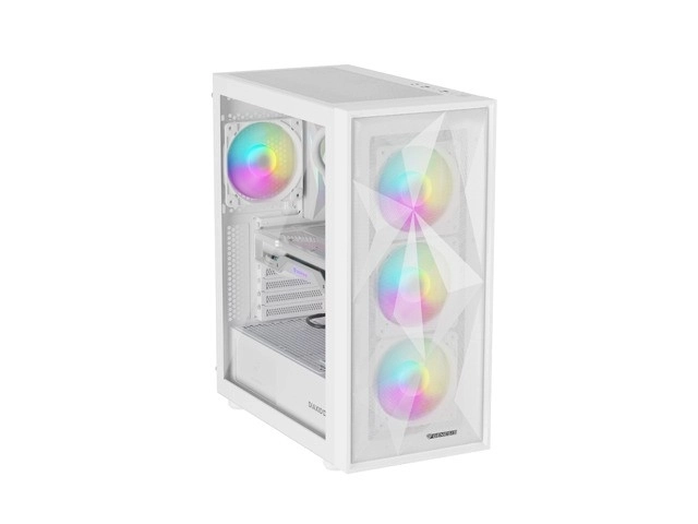Genesis Diaxid 605 ARGB MIDI TOWER kryt USB-C Bílá